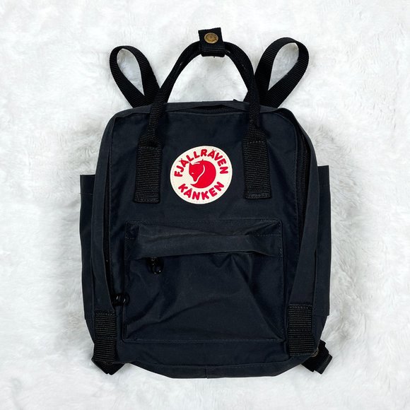 Fjallraven Kanken Mini Backpack Authentic Black - Picture 1 of 16